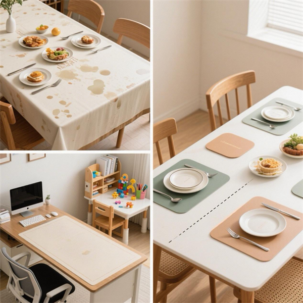 Qual é a diferença entre um tapete de mesa e um placemat?