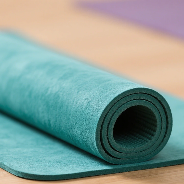 Ambientalmente amigável de camurça ultrafina yoga tapete